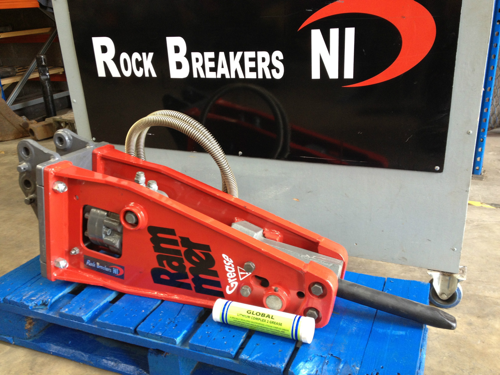 JCB Hammer Master 160.Q Rock Breaker 1.5 3 Ton Hydraulic Breaker