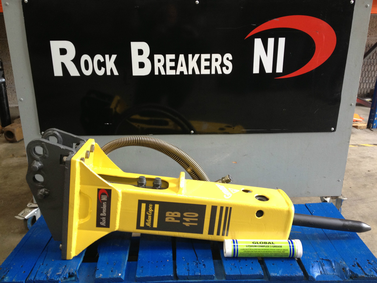 JCB Hammer Master 160.Q Rock Breaker 1.5 3 Ton Hydraulic Breaker